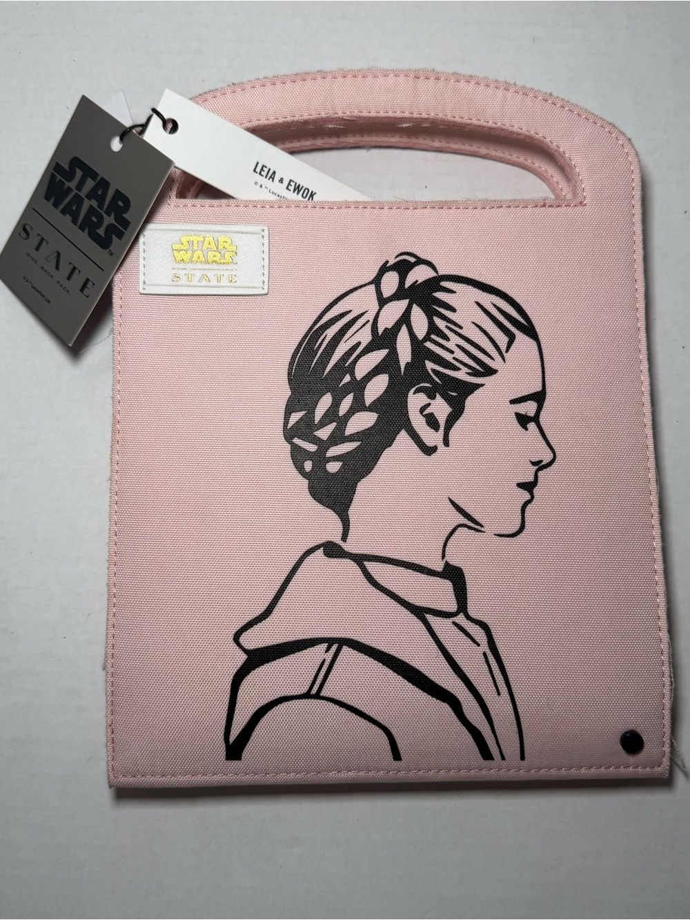 NEW NWT Star Wars Slate Princess Leia Art Crayon Case Holder